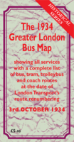 The October 1934 Greater London Bus Map