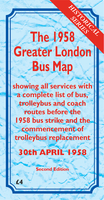 The 1958 Greater London Bus Map Second Edition