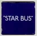 Star Bus 'e' plate